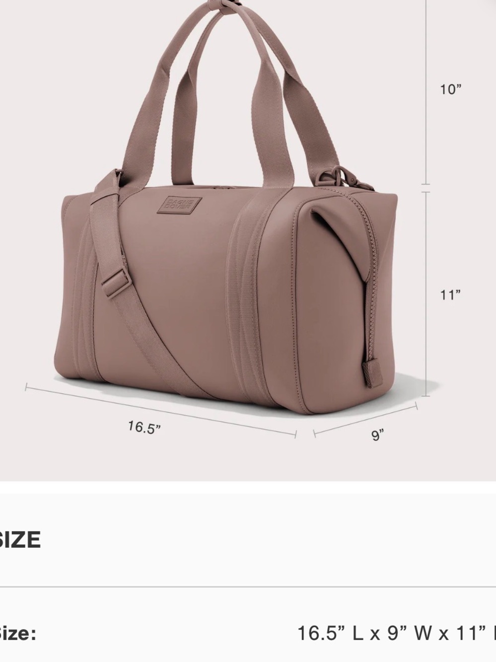 Dagne Dover Large London Carryall - Dune - Picture 4 of 4
